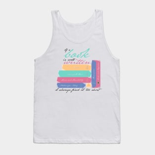 Jane Austen Books Tank Top